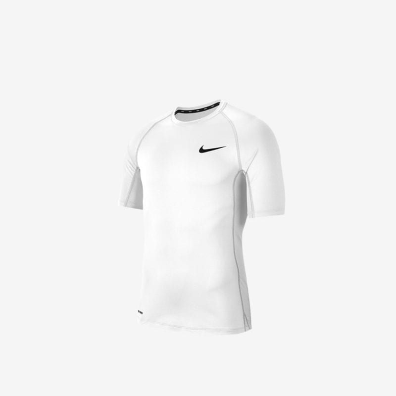 Nike Pro Short Sleeve DriFit (White)