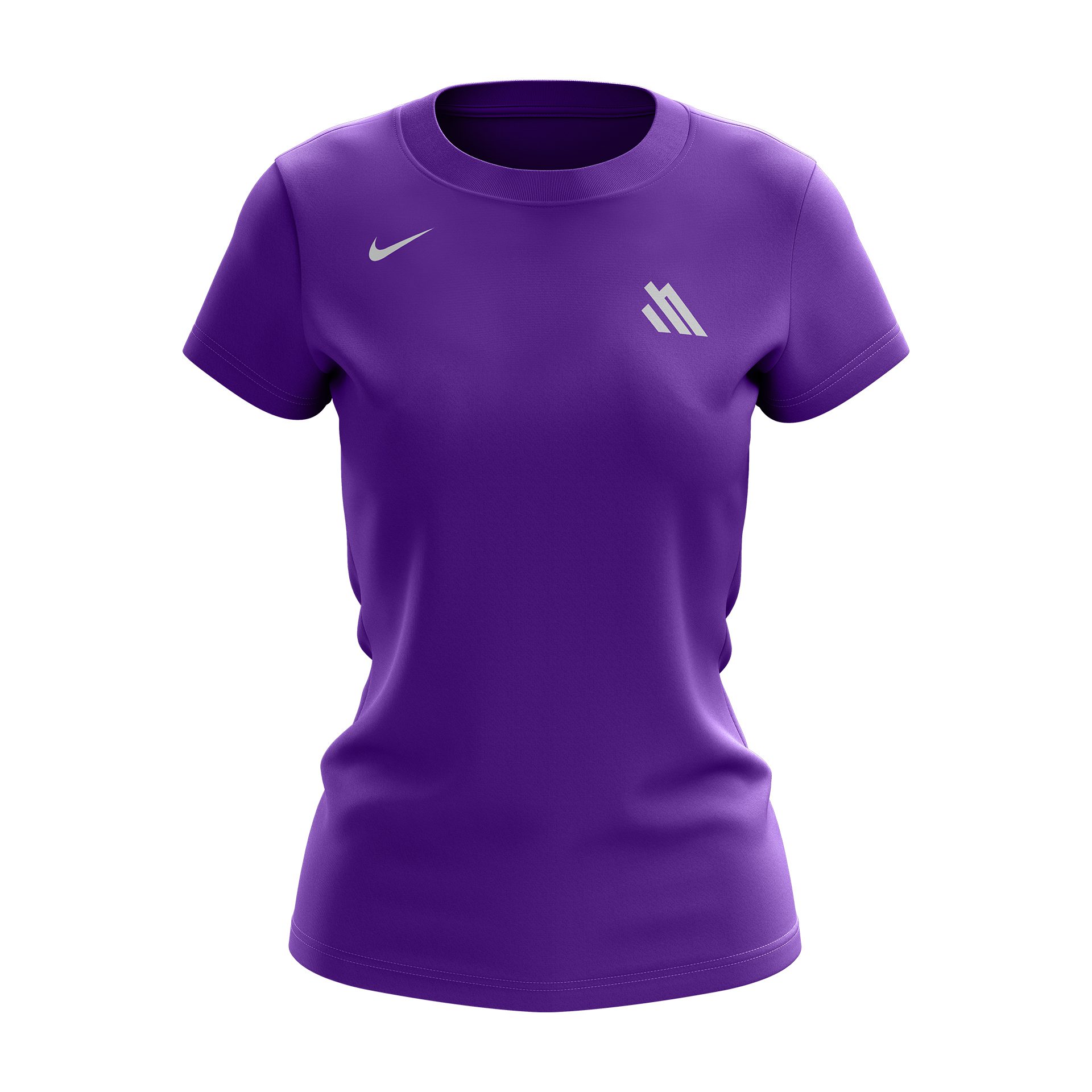 NIKE CORE SS COTON CREW - FEMME - MAUVE