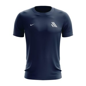 NIKE CORE SS COTON CREW - MARINE