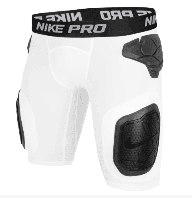 Nike Hyperstrong 5Pad Gaine de Football (Blanc)