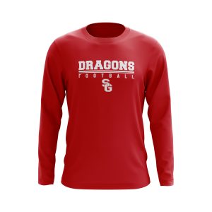 Tshirt Manche Longue Coton (Rouge)