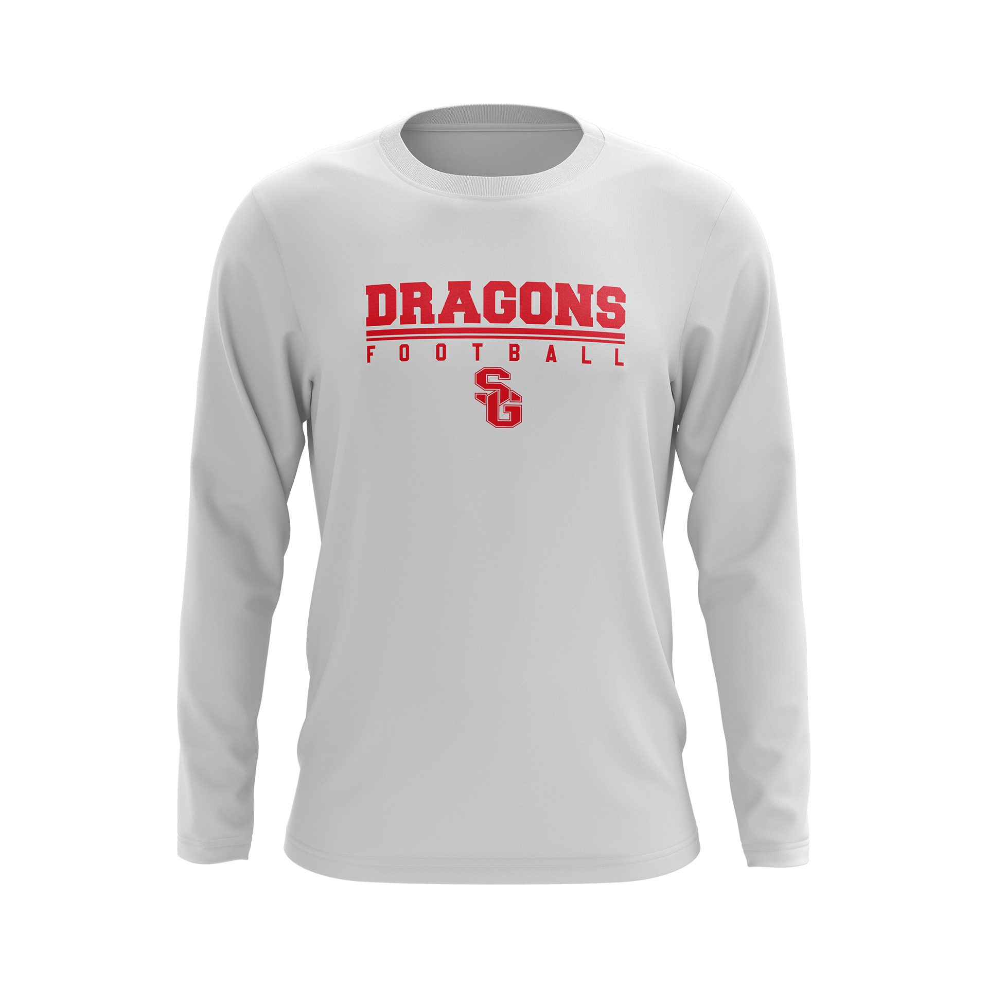 Tshirt Manche Longue Coton (Blanc)
