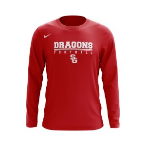 Nike Legend Dri-Fit Manche Longue (Rouge)