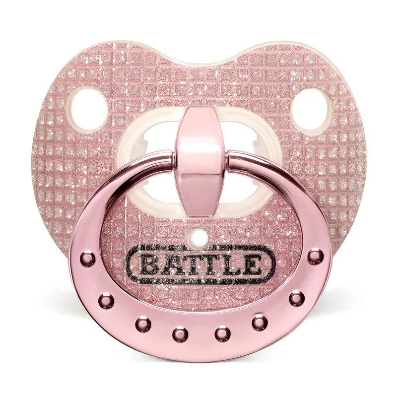 Battle Oxygen 3D Diamonds Binky Mouthguard (Rose)