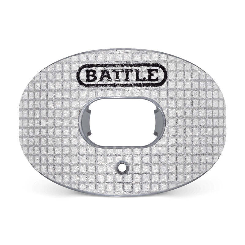 Battle Oxygen 3D Diamonds Mouthguard (Argent)