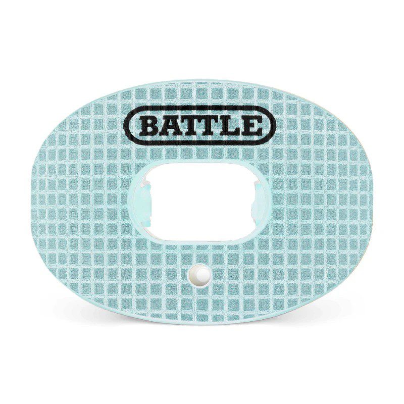 Battle Oxygen 3D Diamonds Mouthguard (Turquoise)