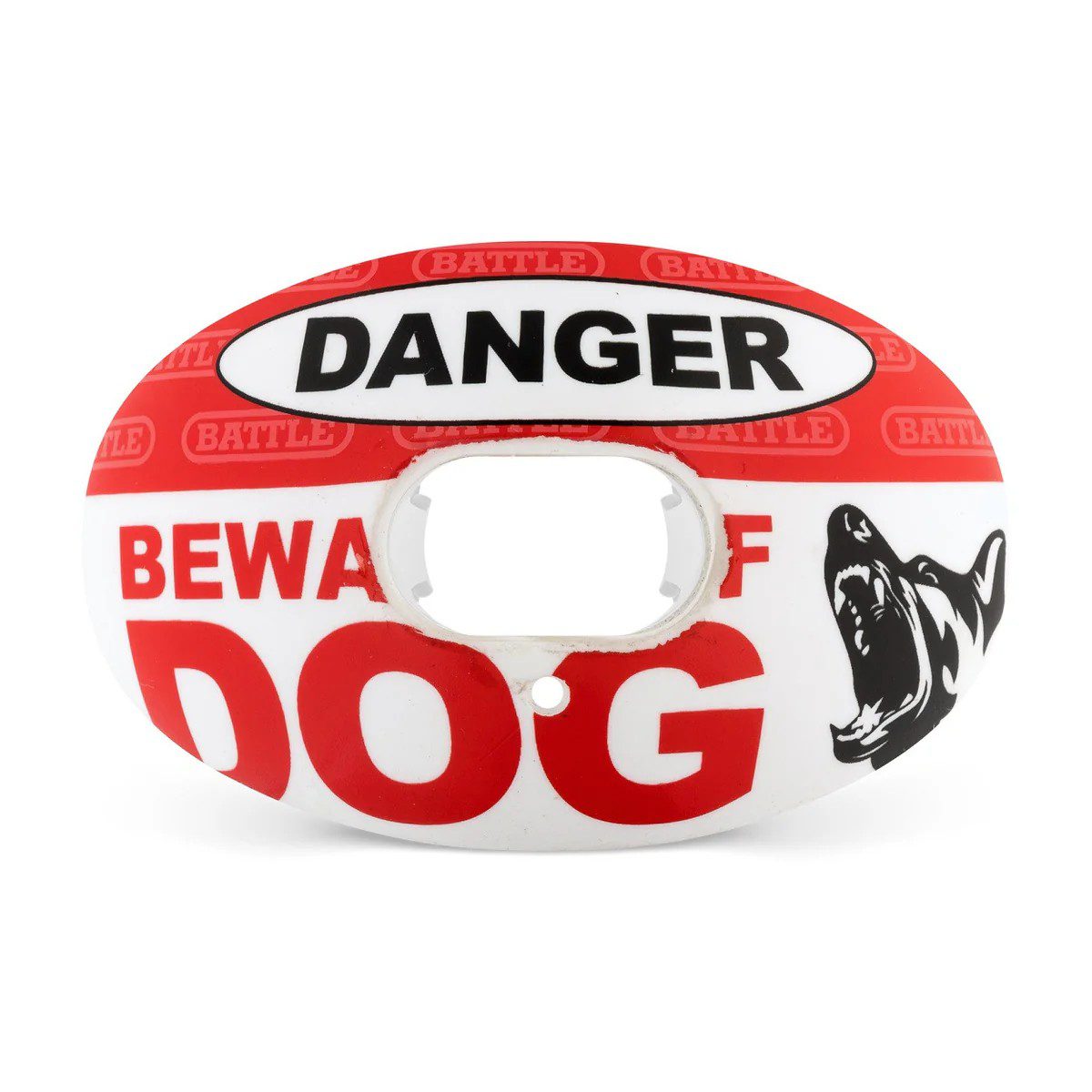 Battle Oxygen BEWARE OF DOG Mouthguard (Rouge)