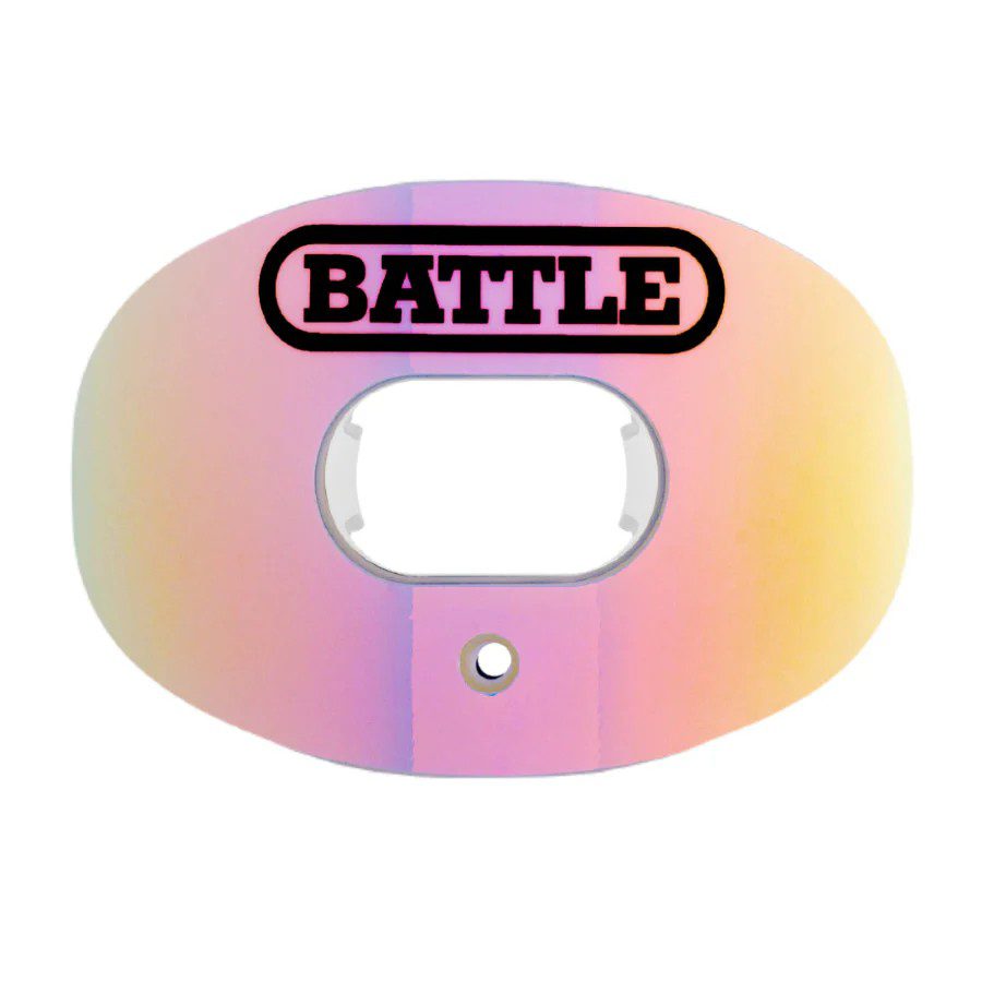 Battle Oxygen Iridescent Mouthguard (Blanc-Rose)