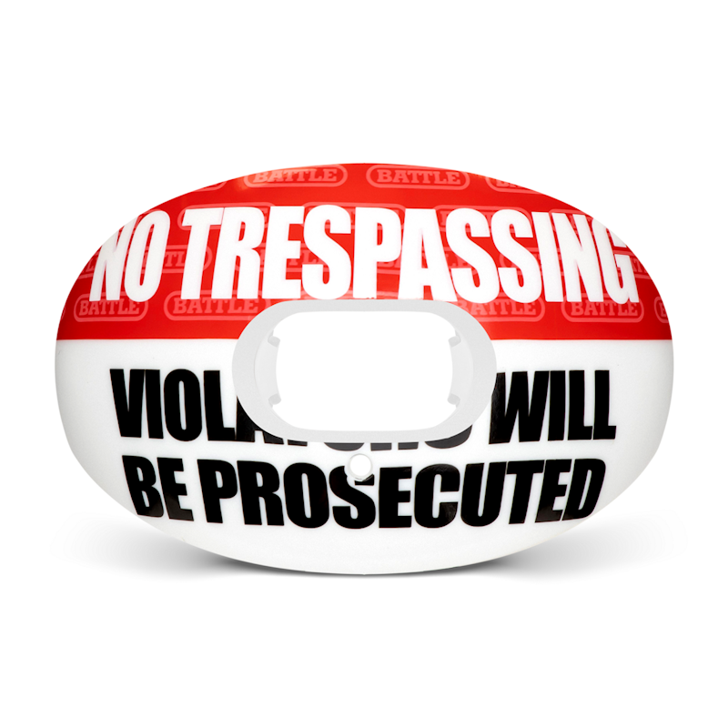 Battle Oxygen NO TRESPASSING Mouthguard
