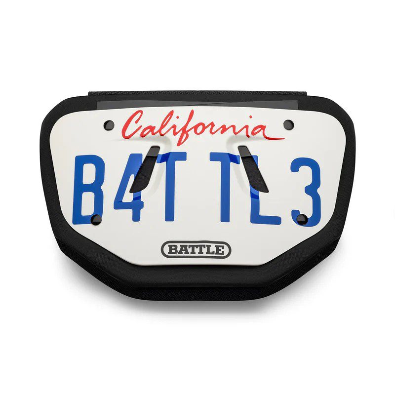 Battle Football Backplate (California Plate)