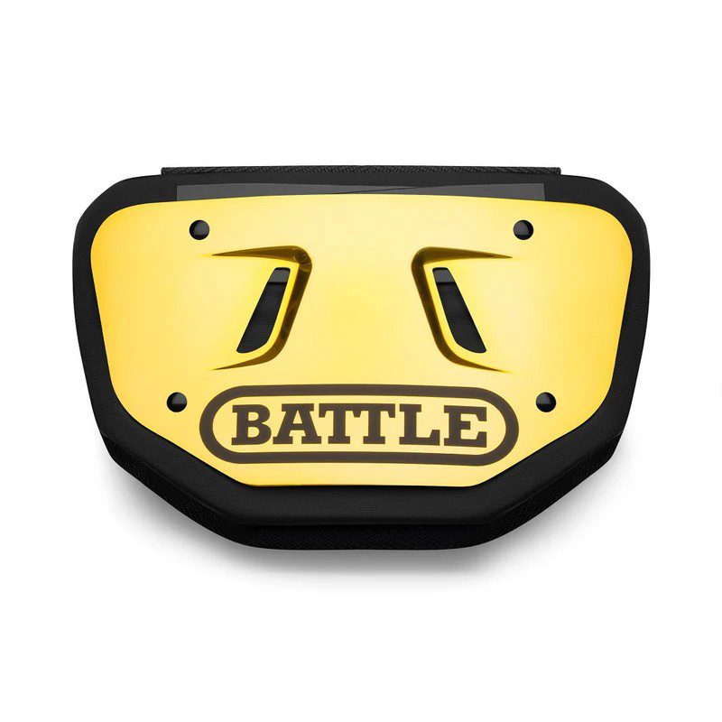 Battle Football Backplate Chrome (Or)