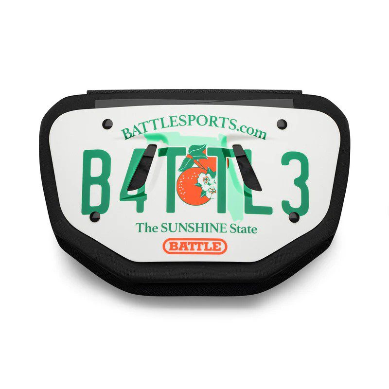 Battle Football Backplate (Florida Plate)