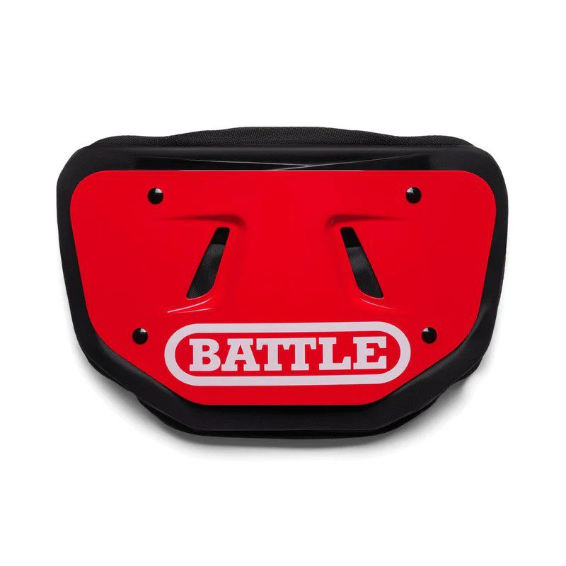 Battle Junior Football Backplate (Rouge)