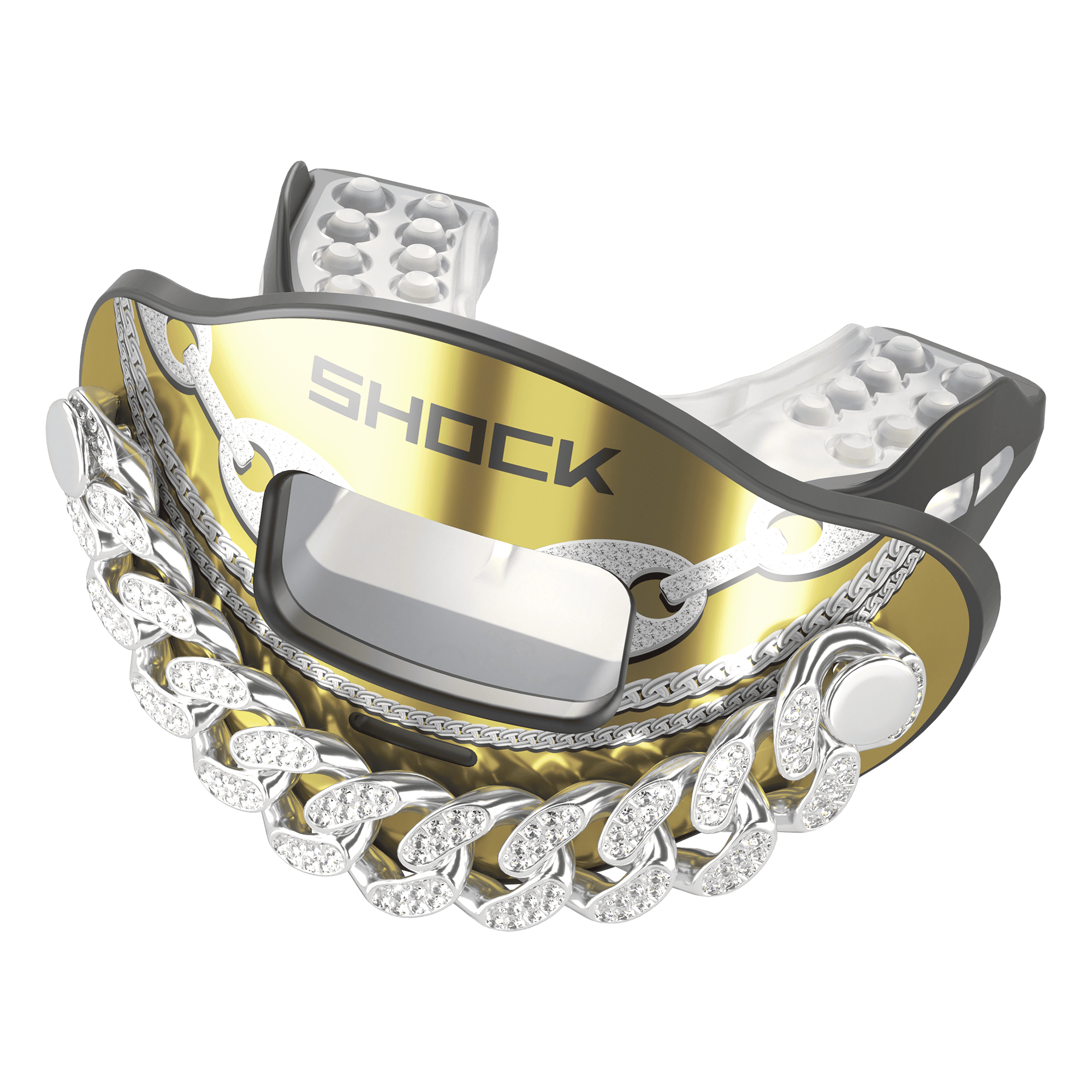 Shock Doctor Max Airflow 3D Chain Mouthguard (Or)